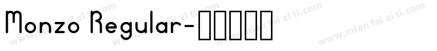 Monzo Regular字体转换